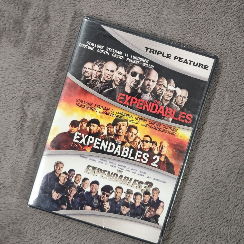 Expendables  Expendables 2  Expendables 3‎ - DVD - Triple Feature NEW
